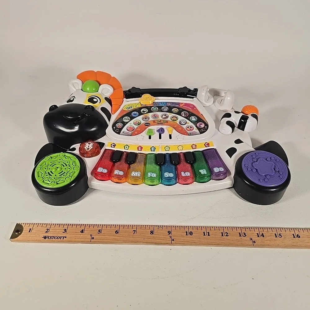 Vtech Zoo Jamz Piano  Toy In box  Ages 1 1/2-4 yrs No‎ Microphone
